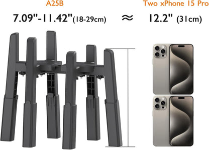 CZPET Dog Water Dispenser Stand, Holder for Pet Automatic Feeders, Width and Height Adjustable Elevated Stand for Pet Feerders, Suitable for Large Dogs [Stand Only]