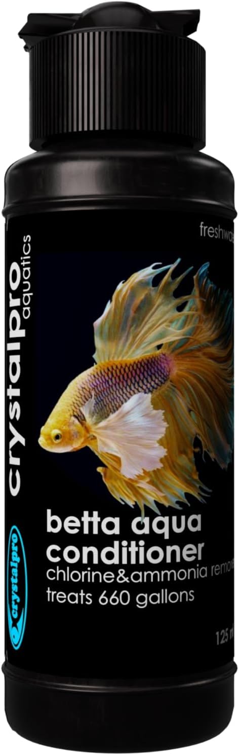 Betta Water Conditioner Treats 660 Gallons - Concentrated Betta Fish Water Conditioner Neutralizes Chlorine and Ammonia (4.2 Oz-125 ml)