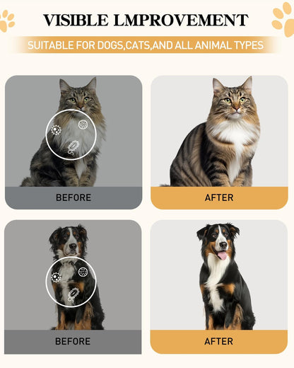 Pet Glove Wipes for Dogs and Cats, Disposable Finger Cleaning Gloves, Gentle Pet Wipes for Paws, Face & Ears, Deodorizing & Moisturizing, Soft & Thick Dog Wipes for Daily Grooming