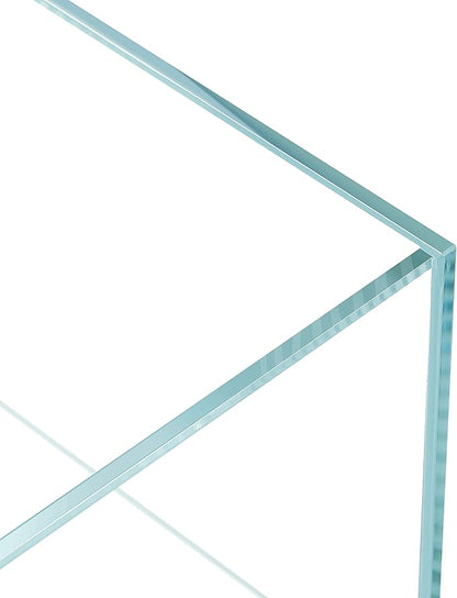 LANDEN 15.6 Gallon Cube Rimless Low Iron Aquarium Tank,15.7" L × 15.7" W × 15.7" H (40cm x 40cm x 40cm) 6mm Thickness with Nano Foam Leveling Mat Included