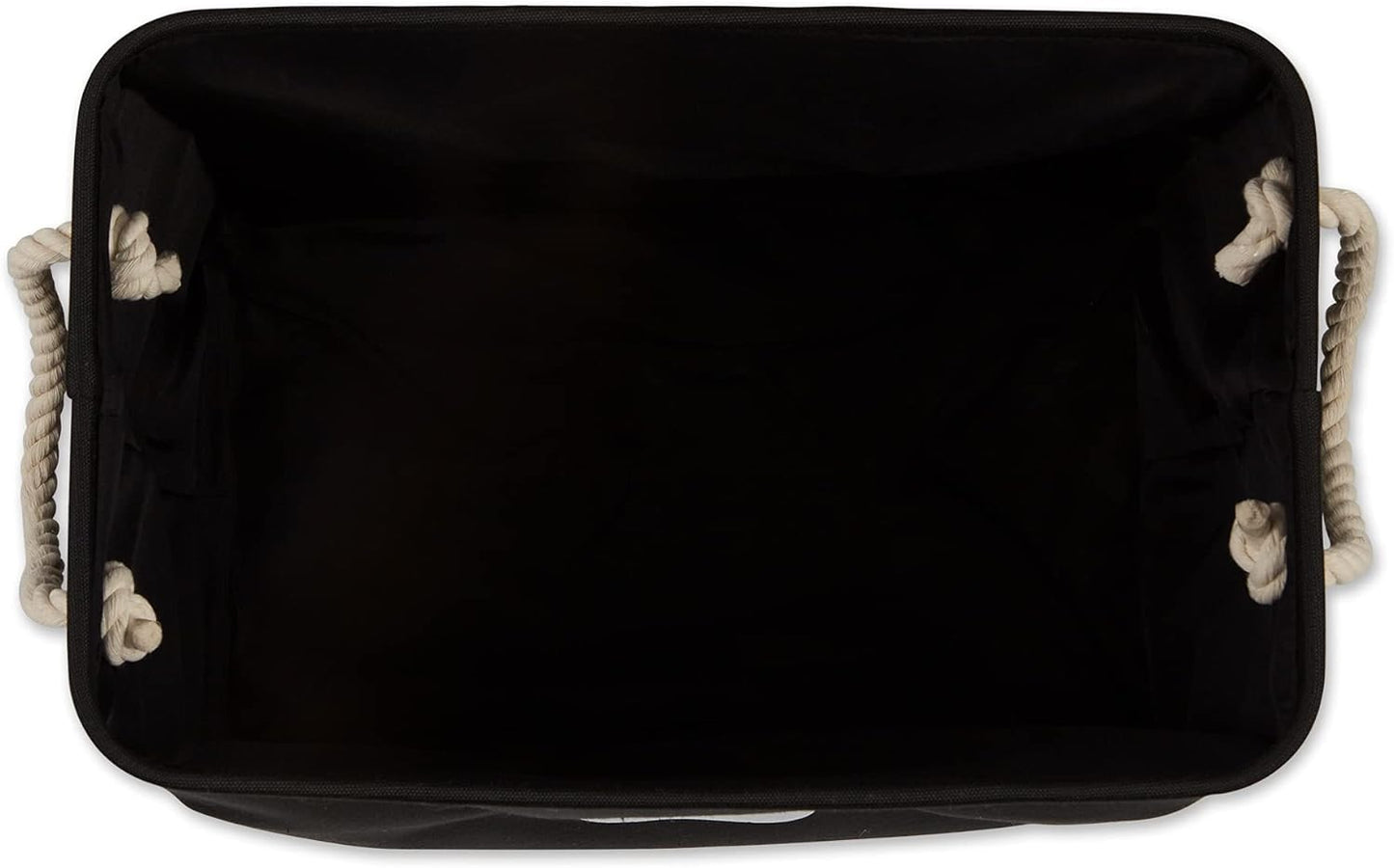 Bone Dry Pet Storage Collection Collapsible Bin, Black, Small Rectangle