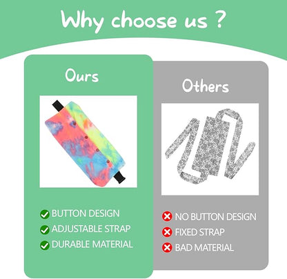 Bearded Dragon Leash and Harness Set, Adjustable Bearded Dragon Carrier Sling Leash and Carrier, Lizard Reptile Small Pet Training Leashes and Beardie Snuggle Sling Bag for Outdoor Travel (Rainbow)