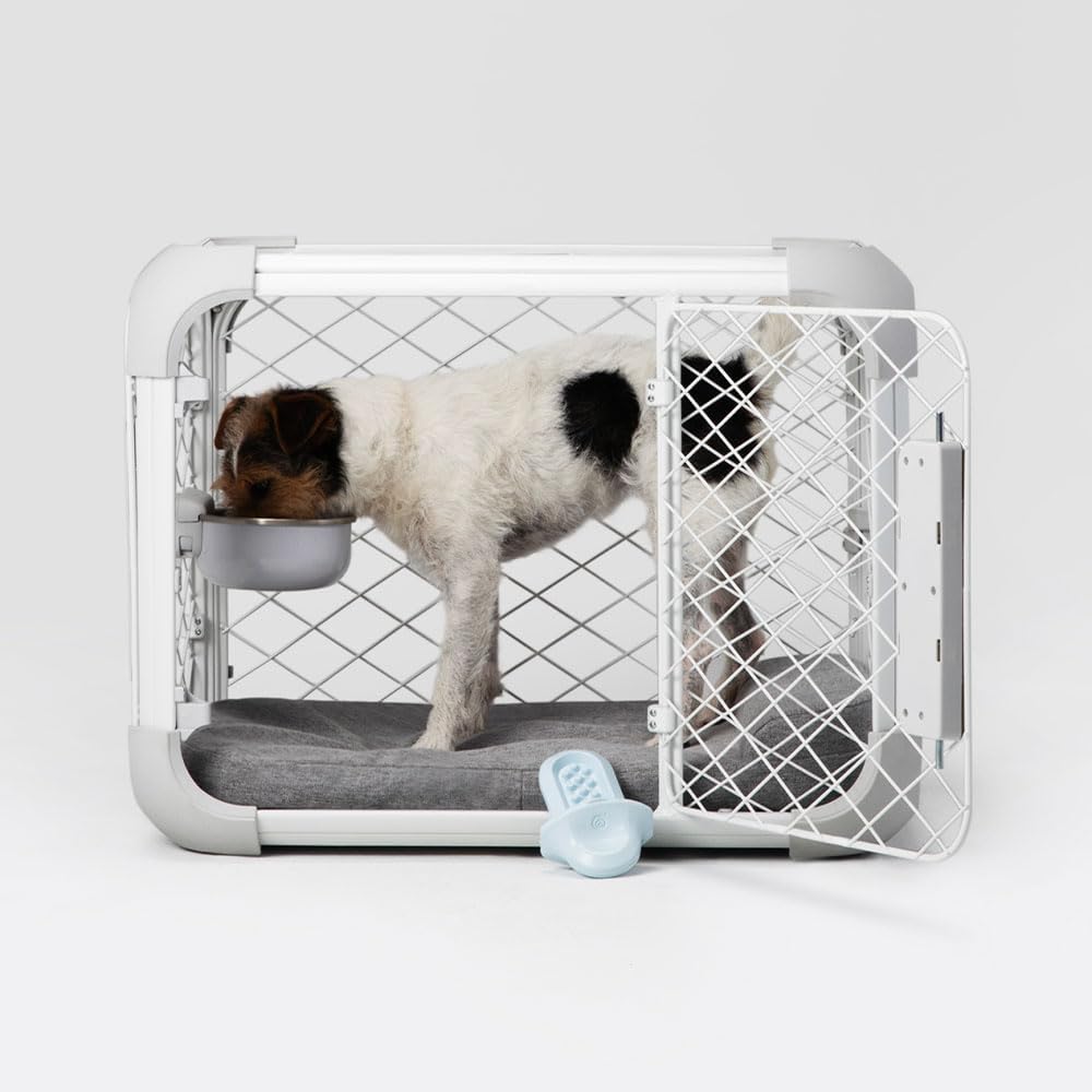 Diggs Crate Bowl for Dogs - Clip on Pet Bowl for Water & Food - Puppy Training Necessities - Spill-Resistant, Universal Dog Crate Accessories (30oz.)