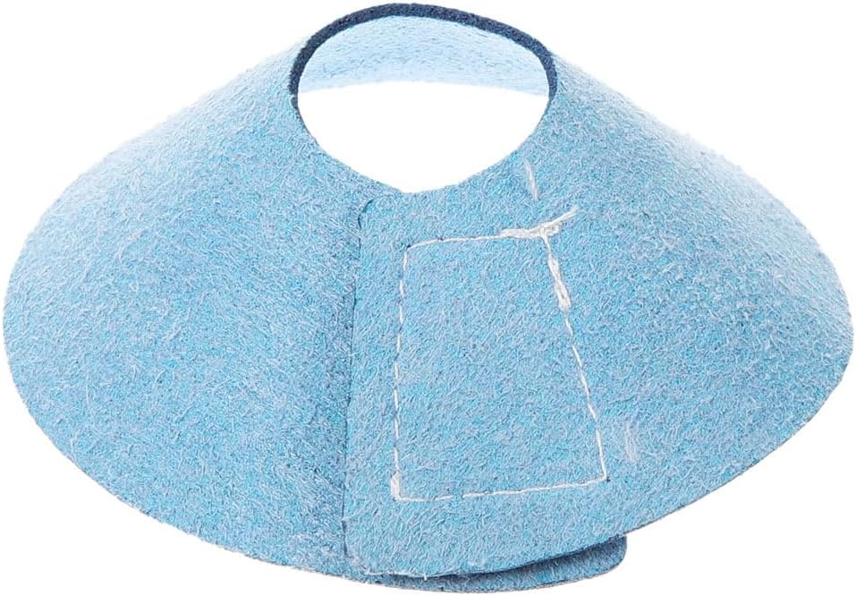 VANZACK Bird Cone Collar Adjustable Bird Parrot Tapered Collar Parrot Recovery Cones Neck Quaker Leather Neck Protector Feather Protection Sky-Blue