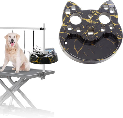 Compact Beauty Tool Organizer for Grooming Arm - Adjustable and Rotatable Scissor and Brush Holder