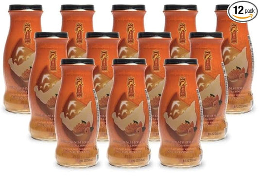 Golden Nest Premium Bird Nest Drink, Swallow Bird Nest 100% Natural - Made in USA, (燕窩) 12 bottles x 240 ml (8oz) (Loquat and Honey)