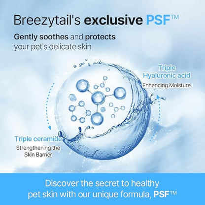 PetO'Cera Mist Spray, Floral Scent - Anti-Itch & Dandruff Treatment for Dogs & Cats, Hydrating Grooming Supplies Mist with Ceramide, Soothing Relief for Sensitive & Dry Skin 5.07 fl oz/150ml