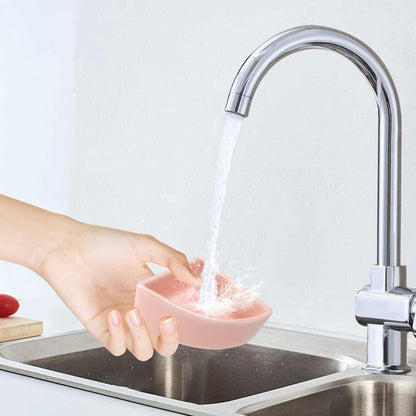 2 Pack Ceramic Feeding Bowls for Small Pets, Anti-Tip, Anti-Slip, Space-Saving Fan-Shaped Design, Ideal for Hamster, Guinea Pig, Gerbil, Sugar Glider, Mice, Chinchilla, Hedgehog (Pink + Green)