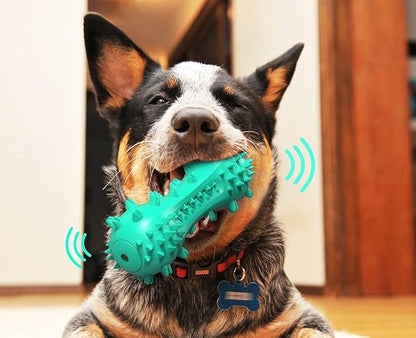 Carllg Puppy Teething Chew Toys, Dog Toys for Aggressive Chewers, Indestructible Tough Durable Toothbrush Toys, Squeaky Interactive Dog Toy for Small Medium Large Breed