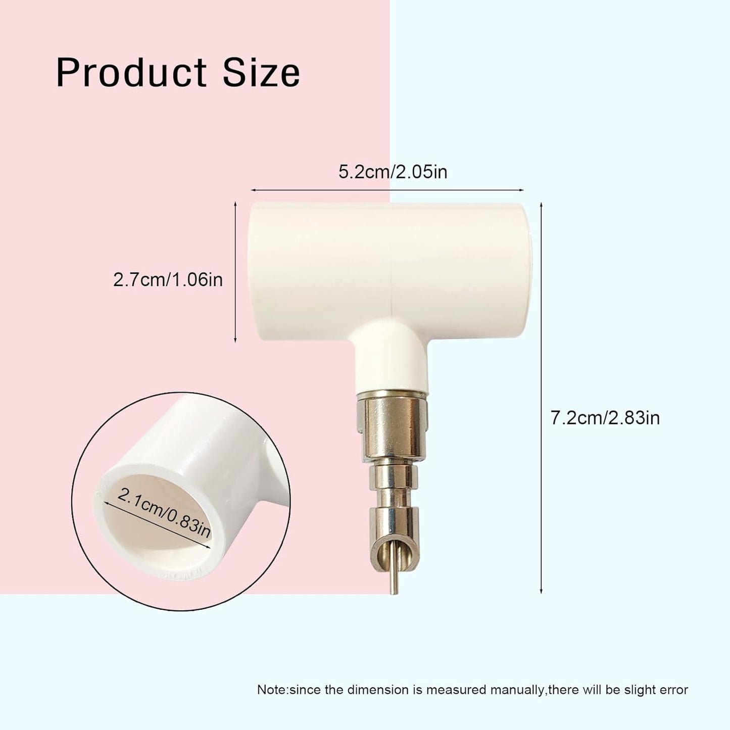 Threaded Stainless Steel Rabbit Water Nipples Automatic PVC Tees Rodent Waterering System Reusable Animal Breeding Supplies (6PCS)