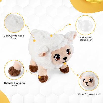 Large Dog Squeaky Toys, Stuffed Animal Dog Chew Toy, Durable Plush Toy for Puppy, Small, Middle, Large Dogs