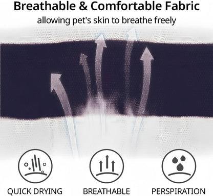 MANON ROSA Cute Dog Clothes Boy Dog Polo Shirt for Small Medium Dogs - Summer Male Puppy T Shirts for Yorkie Poodle Shih Tzu Dachshund Kittens, Striped Collared Pet Doggie Designer Outfits Pink XXL