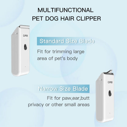 Dog Cat Home Hair Waterproof Clipper Portable Electric USB Rechargeable Pet Grooming Tools Low Noise Shaver Cordless Trimmer for Small and Large Pets