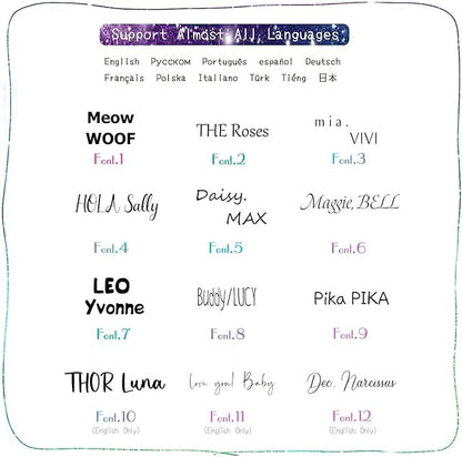 Cats Dogs ID Tags Personalized Lovely Symbols Pets Collar Name Accessories Simple Custom Engraved Supplies for Small Four Legged Child Necklace Chain Anti-Lost Shiny Stainless Steel 316L Charm