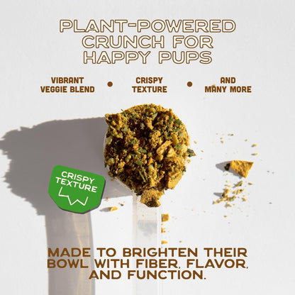 Smart Cookie Natural Dog Food Topper - Veggie - Dog Meal Mixer for All Ages - Vegan Food Topper for Picky Eaters and Boosting Nutrition - Non GMO, Made in The USA - 7 oz Bag (15 Day Supply)