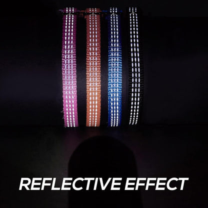 4 Pack Breakaway Cat Collar with Bell,Safety Adjustable Cat Collars Set with Reflective Tape,Ideal for Girl Cats Boy Cats