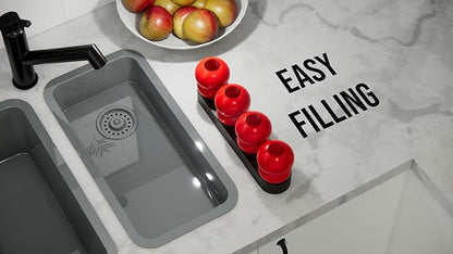 Kong Freezer Holder with Built in Plugs Kong Stand Dog Enrichment (Large)