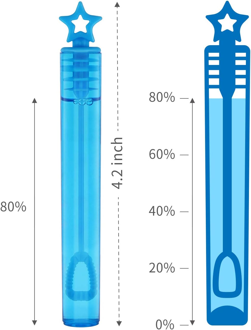 SpringFlower 66 Pieces Mini Bubble Wands,Bubble Party Favors Assortment Toys for Kids,Themed Birthday, Halloween, Goodie Bags, Carnival Prizes, Wedding,Outdoor Gifts for Girls & Boys
