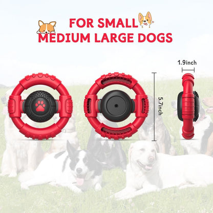 Dog Toys for Aggressive Chewers Large Medium Small Breed Indestructible Durable Tough Dog Chew Toys to Keep Them Busy Nylon Rubber Interactive Dog Toys