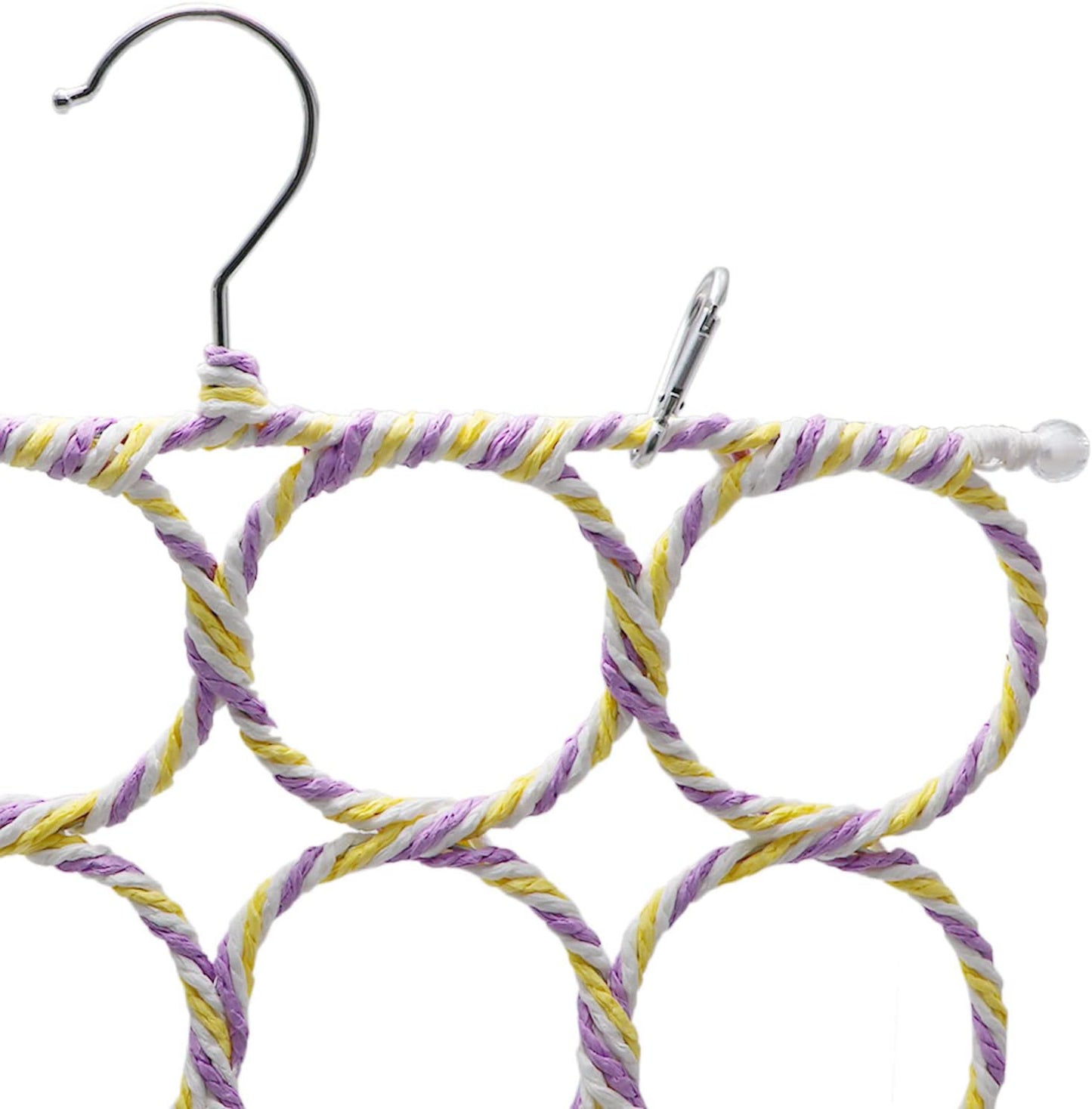 Wontee Bird Rope Climbing Ladder Parrot Hanging Swing Perch for Parakeets Cockatiels Conures Lovebirds Rats (Random Color)