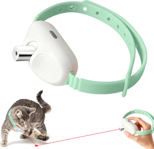 Walfront Cat Toys, Interactive Laser Cat Toys for Indoor Cats, USB Rechargeable Kitten Toy, Adjustable 9.1–13.4"(23-34cm), 2 Models & 41°Adjust Angle, Automatic Cat Toy for Chase Fun Play Exercise
