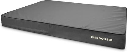 The Dog’s Bed Orthopedic Memory Foam Dog Bed, XXXL Grey & Black, Waterproof, Supportive Dog Bed with Replaceable Covers