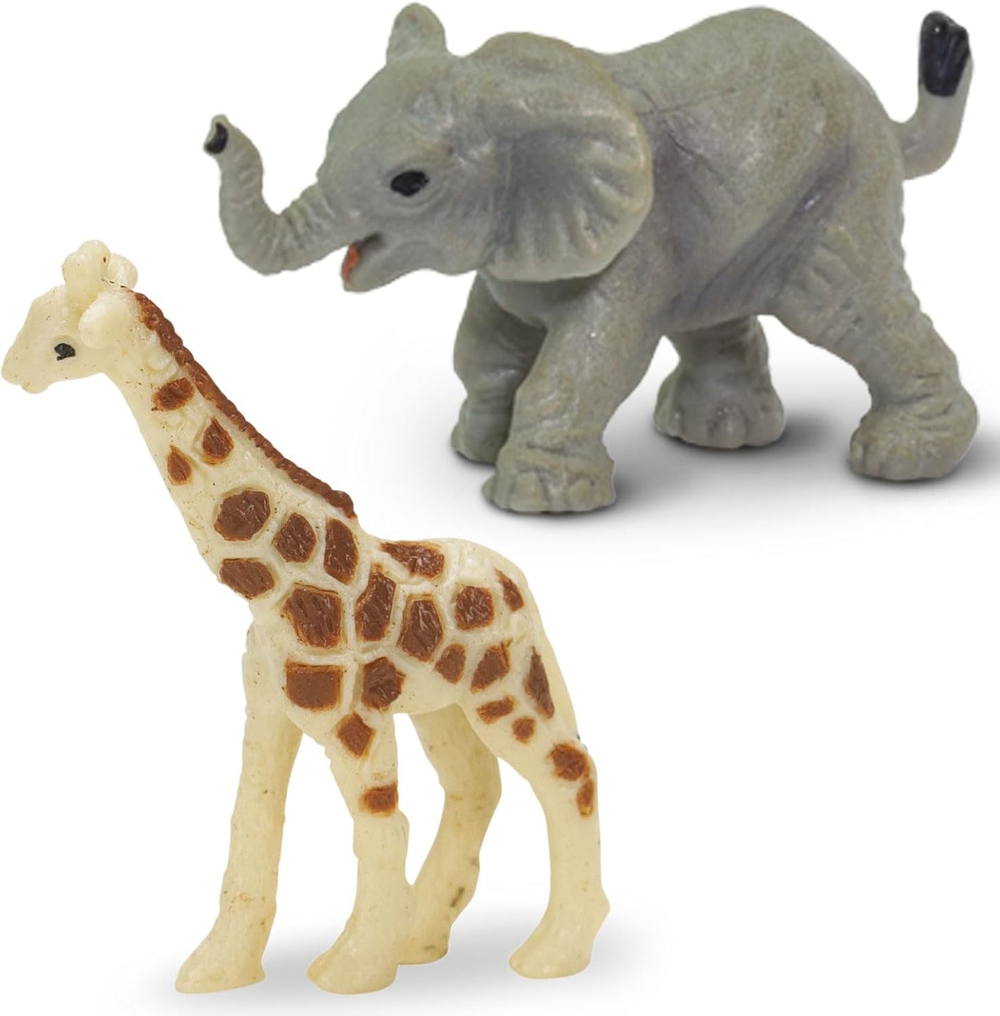 Safari Ltd. Good Luck Minis Savanna Fun Pack - 8 Mini Figurines of Savanna Wildlife Animals - Educational Toy for Boys, Girls, and Kids Ages 5+