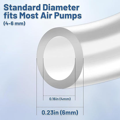 3/16" Aquariums Airline Tubing Standard Aquarium Tubing for Fish Tank Flexible Air Hose Pure Hose Aquarium Garden Terrarium Pond