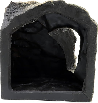 JIHAQUA Large Resin Reptile Tank Accessories Hideouts Cave Habitat Decor for Leopard Gecko Lizards Turtle
