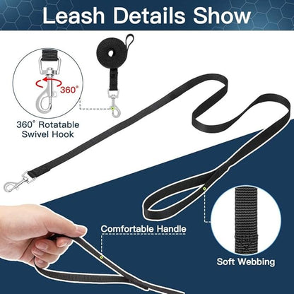 PUPTECK Soft Mesh Cat Vest Harness and Leash Set Puppy Padded Pet Harnesses Escape Proof for Cats Small Dogs