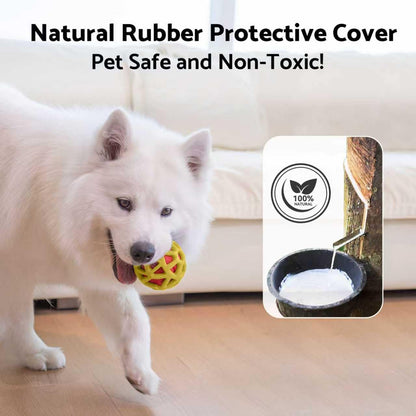 seagi Interactive Dog Toys – Durable Automatic Bouncing & Vibrating Interactive Dog Ball for Smart Play, Motion-Activated Moving Dog Toy for Small/Medium/Large Dogs,USB Rechargeable (Yellow)