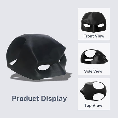 Cat Bat Mask Halloween Costumes Accessories for Cats, Cat Bat Cosplay Apparel (Large, Black Bat)