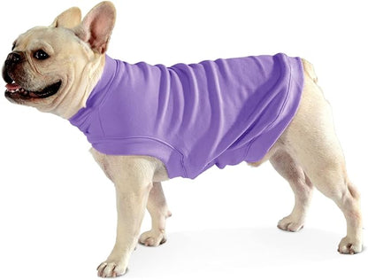 Soft Fleece Dog & Cat Sweatshirt - Warm, Stretchy Pullover Hoodie for Small to Medium Dogs & Cats - Comfortable Winter Clothes for Cold Weather