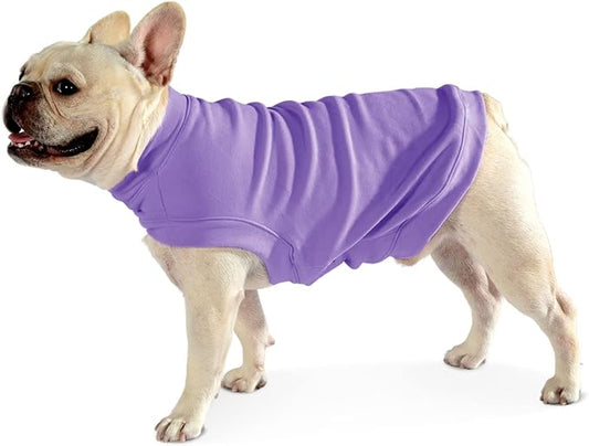 Soft Fleece Dog & Cat Sweatshirt - Warm, Stretchy Pullover Hoodie for Small to Medium Dogs & Cats - Comfortable Winter Clothes for Cold Weather