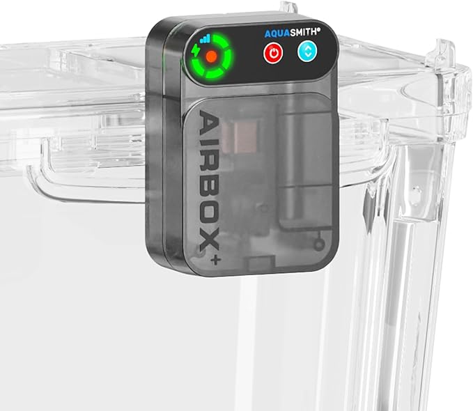 Live Bait Aerator,Ultra-Long Battery Life,Rechargeable Aquarium Air Pump 3w/24GPH(1800mAh Single Hole) IPX4 Magnetic Charging Design,Suitable for Fishing Enthusiasts,with Hose and Stone