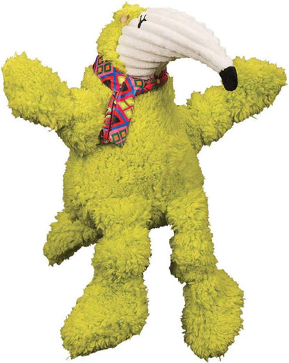 HuggleHounds Knottie Plush Dog Toy - Dog Stuffed Animal Toy, Puppy Toys, Squeaky Dog Toy for Small, Medium & Large Dogs, Durable Plush to Keep Them Busy - Nibblet Anteater, Large