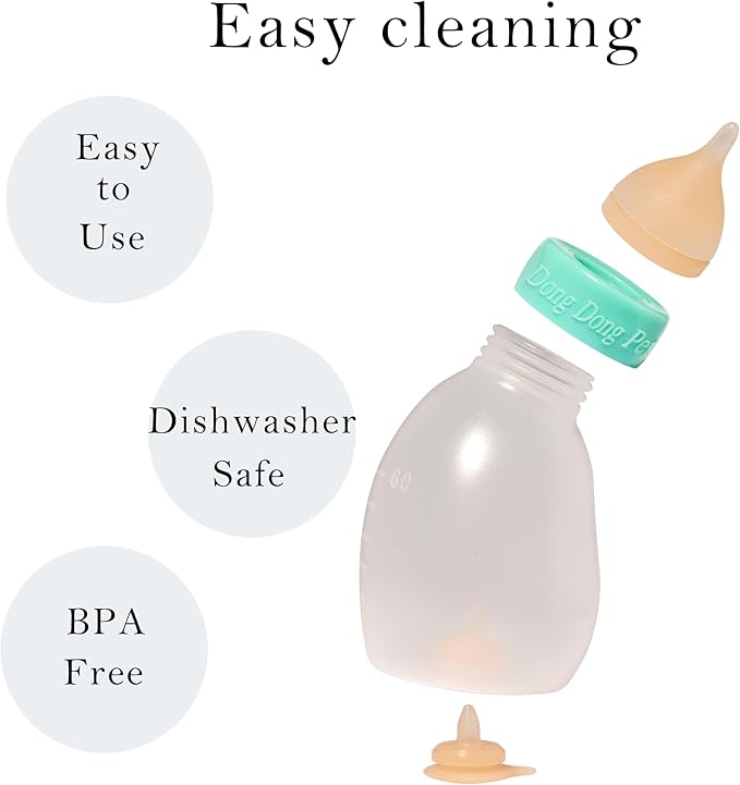 Kittens Feeder Bottle, Silicone Feeding Nipple and Syringes for All Breed Kittens and Small Animals Dongdong pet