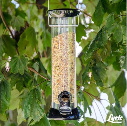 Lyric Fine Tunes Wild Bird Seed - No Waste Bird Food Mix - Attracts Bluebirds, Finches, Chickadees & More - 5 lb bag