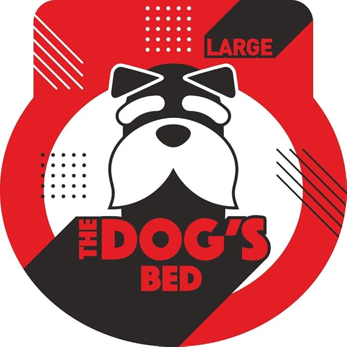 The Dog’s Bed, Large Oxford Blue/Red Memory Foam, Pain Relief: Arthritis, Hip & Elbow Dysplasia, Post Surgery, Lameness, Supportive, Calming, Waterproof Washable Cover