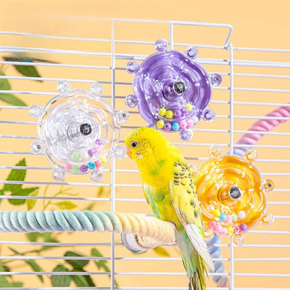 Parakeet Toys, Interactive Parrot Training Toys, Rotating Parrot Cage Bird Toys, Cockatiel Toys, Budgie Educational Toys, Lovebird Toys, Quaker Parrots, Starlings, Lorikeets, Sun Parrots