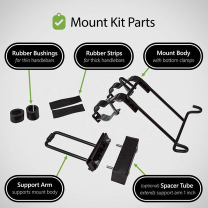 TRAVELIN K9 Pet-Pilot MAX Dog Bicycle Basket Carrier | 8 Color Options for Your Bike (Blue)
