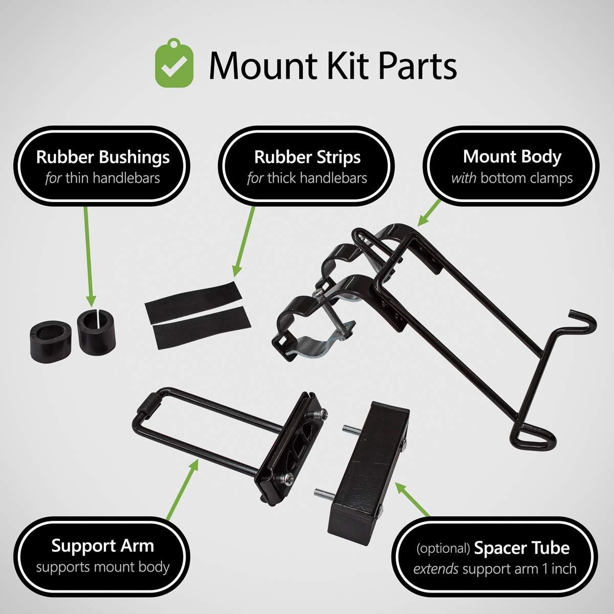 TRAVELIN K9 Pet-Pilot MAX Dog Bicycle Basket Carrier | 8 Color Options for Your Bike (Silver/Grey)