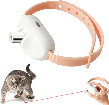 Walfront Cat Toys, Interactive Laser Cat Toys for Indoor Cats, USB Rechargeable Kitten Toy, Adjustable 9.1–13.4"(23-34cm), 2 Models & 41°Adjust Angle, Automatic Cat Toy for Chase Fun Play Exercise