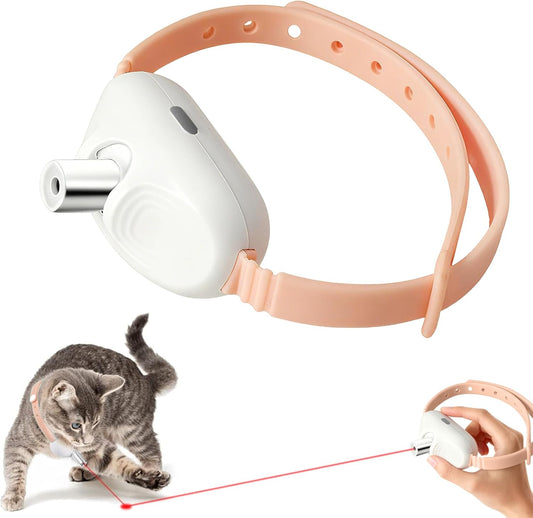 Walfront Cat Toys, Interactive Laser Cat Toys for Indoor Cats, USB Rechargeable Kitten Toy, Adjustable 9.1–13.4"(23-34cm), 2 Models & 41°Adjust Angle, Automatic Cat Toy for Chase Fun Play Exercise