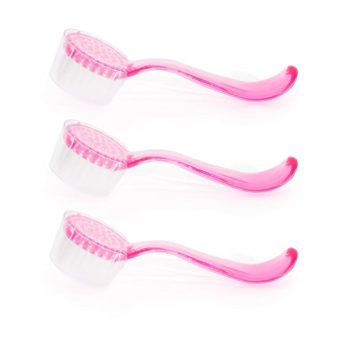 3 Pck Hamster Bath Brush Massage Combs, Reptile Cleaning Supplie for Hedgehog Turtle