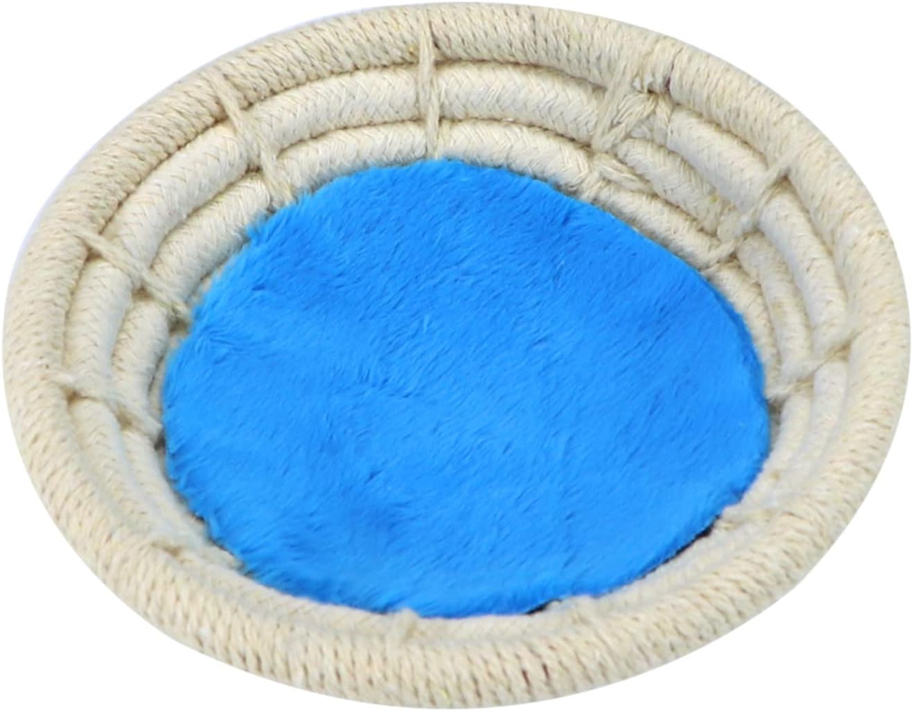 Wontee Bird Nest Breeding Nest Bed Bird Cage House for Parrots Budgies Parakeets Cockatiels Canary Finch Lovebirds (Cotton Rope)