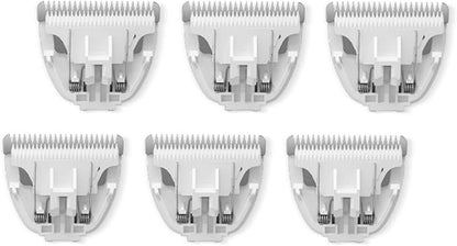 Washable Replacement Blades for Dog Clipper,Replacements Blades for Dogs and Cats Grooming Clippers,6 PCs of Replacement Blades Only