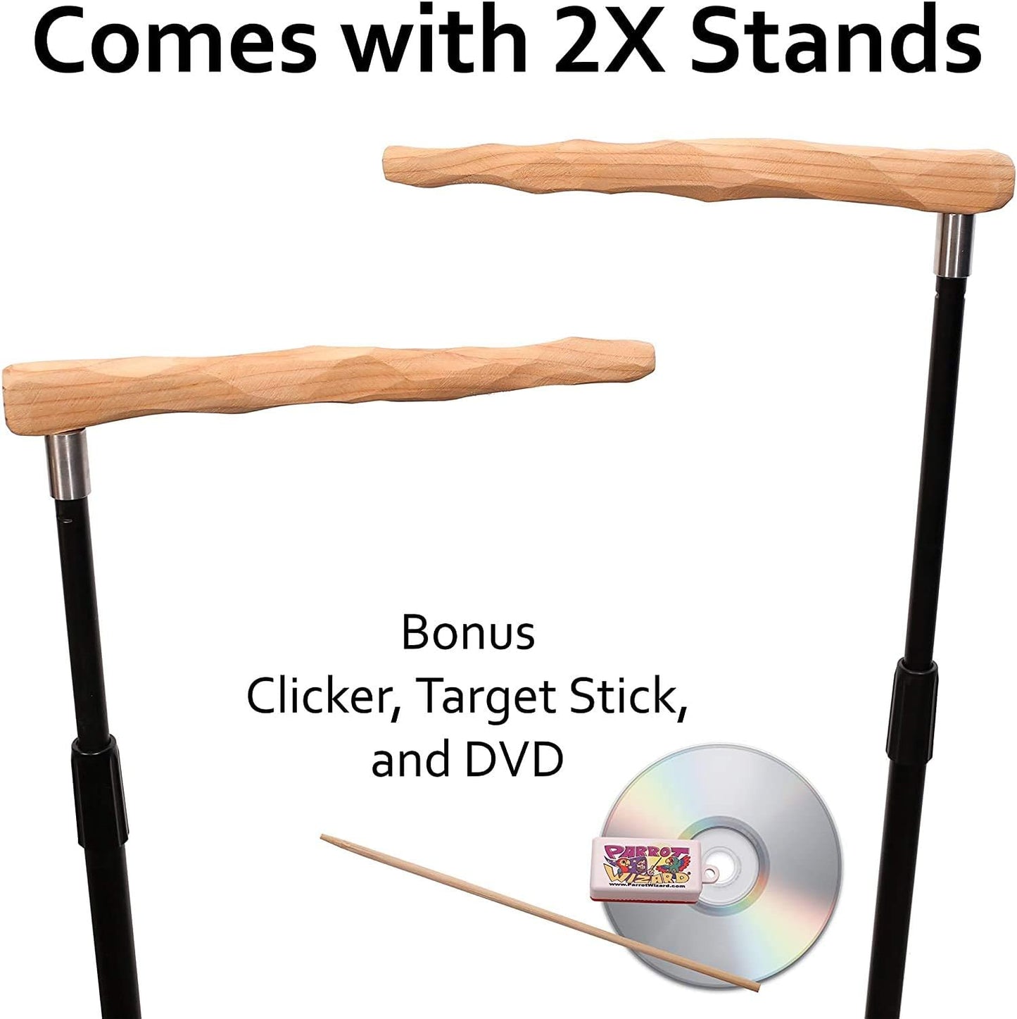 Parrot Training Perch Kit (Standard, Small)