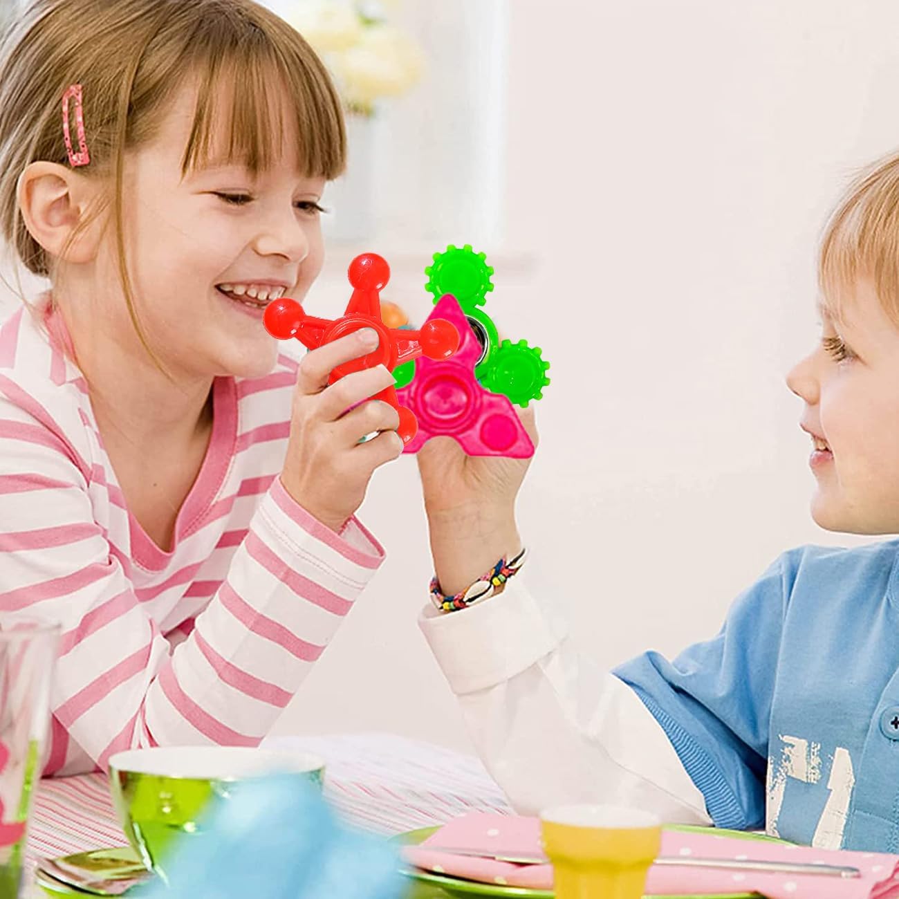 70 Pack Mini Fidget Spinner Toys,Stress Relief Sensory Toys,Birthday Gifts Party Favors for Kids Teens Adults,Christmas Goodie Bag Stuffers,Canival Treasure Box Toy for Classroom Prizes Supplies