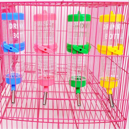 Hamsters Water Bottle, Automatic No Drip Hanging Water Feeder Dispenser for Small Animals Guinea Pig Rat Rabbit Dwarf Gerbil Chinchilla(125ML)